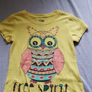 Yellow owl shirt